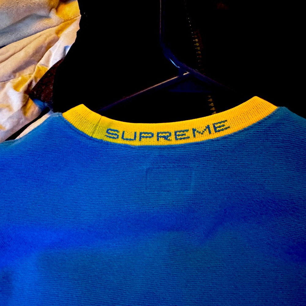 Blue supreme t shirt